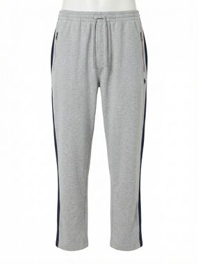 Polo Ralph Lauren Gray/Navy Striped Large Sweatpants Loungewear Athleisure